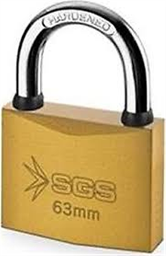 SGS ASMA KİLİT SARI BOYALI / 50MM